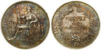 1 piastra 1926 A, Paryż, srebro, 26.98 g, patyna