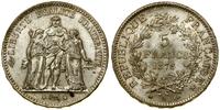 5 franków 1876 A, Paryż, srebro, 25.14 g, Gadour