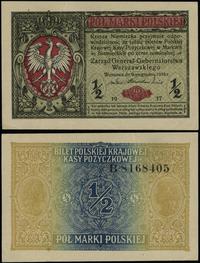 1/2 marki polskiej 9.12.1916, Generał, seria B n
