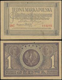 1 marka polska 17.05.1919, seria IAC, numeracja 