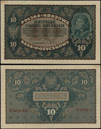 10 marek polskich 23.08.1919, seria II-AQ, numer