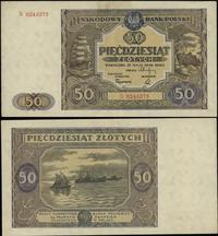 50 złotych 15.05.1946, seria N, numeracja 024107