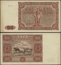 100 złotych 15.07.1947, seria A, numeracja 83137