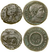 lot 2 monet, follis VRBS ROMA, Cyzicus? oraz  fo