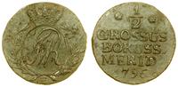1/2 grosza 1796 E, Królewiec, rzadki, zielona pa