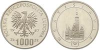 1.000 złotych 1987, PRÓBA, Wrocław, srebro, stem