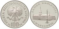100 złotych 1975, Zamek Królewski w Warszawie, m