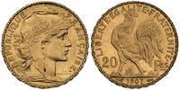 20 franków 1907, złoto 6.45 g