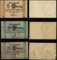 zestaw: 5, 10 i 25 fenigów 1917, 25 fenigów w st