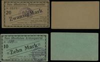 banknoty obozowe, zestaw: 10 i 20 marek, 1.06.1918