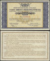 bon na 20 złotych 1.06.1939, numeracja 1519954, 