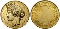 medal nagrodowy 1877, Aw: Głowa Marianny w lewo,
