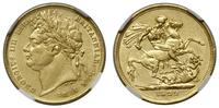 1 funt (sovereign) 1822, Londyn, złoto ok. 7.99 