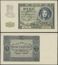 5 złotych 1.08.1941, seria AE, numeracja 4672347