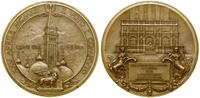 Włochy, medal na pamiątkę odbudowy dzwonnicy św. Marka w Wenecji, 1912