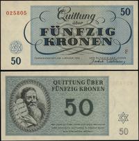 50 koron 1.01.1943, seria F, numeracja 025805, p