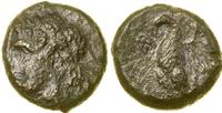 brąz 287–278 pne, Aw: Głowa Zeusa w lewo, [ΔΙΟΣ 