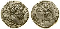 denar 197–198, Rzym, Aw: Głowa cesarza w wieńcu 