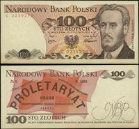 100 złotych 15.01.1975, seria C, numeracja 02392