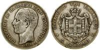 5 drachm 1876 A, Paryż, srebro próby 900, ok. 25