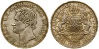 talar 1861 B, Drezno, moneta z widocznym blaskie