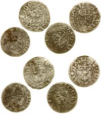 zestaw 4 x szeląg gdański po 1457, Gdańsk, srebr