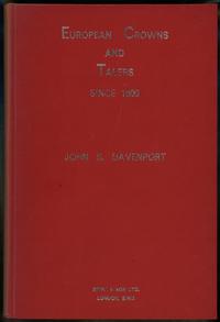 wydawnictwa zagraniczne, Davenport John S. – European Crowns and Talers since 1800, London 1964, II..
