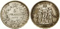 5 franków 1873 A, Paryż, srebro próby 900, , Gad