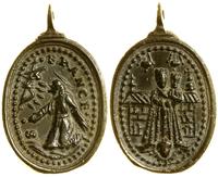 medalik religijny XVIII–XIX w., Aw: Św. Francisz