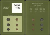 zestaw 6 islandzkich monet 1981–1984, w zestawie