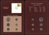 zestaw 6 singapurskich monet 1984–1987, w zestaw