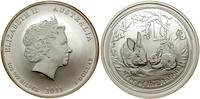 dolar 2011 P, Perth, Rok królika, srebro próby 9