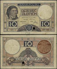 Falsyfikat z epoki 10 złotych 15.07.1924, seria 