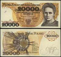20.000 złotych 1.02.1989, seria AG, numeracja 06