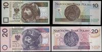 zestaw: 10 i 20 złotych 25.03.1994, oba banknoty