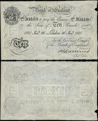 10 funtów 16.01.1931, seria L 185, numeracja 303