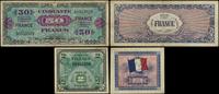zestaw: 50 franków (st. IV) i 2 franki (st. II) 