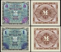 Niemcy, zestaw: 1 marka i 5 marek, 1944