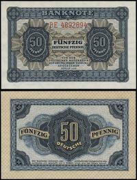 50 fenigów 1948, seria BE, numeracja 4892894, pi