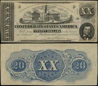 20 dolarów 2.12.1862, seria D, numeracja 14233, 