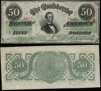 50 dolarów 1863, seria A, numeracja 4665, zgięte