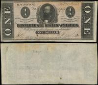 1 dolar 17.02.1864, seria A, numeracja 72616, ba