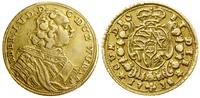 1/4 karolina 1732, Stuttgart, złoto, 2.35 g, rza