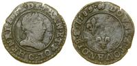 double tournois (dwugrosz) 1589 C, Saint-Lô, Dup