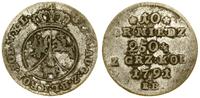 10 groszy miedziane 1791 EB, Warszawa, patyna, P