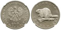 100 złotych 1978, Ochrona Środowiska – Bóbr (na 