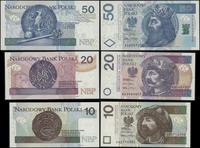 zestaw 3 banknotów 5.01.2012, w zestawie: 10 zło