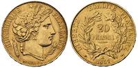 20 franków 1851/A, Paryż, złoto 6.39 g