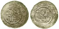 denar (1120–1125), Aw: Dwie stojące postacie, sk