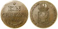 1 krajcar 1816 B, Kremnica, moneta ze skrytką – 